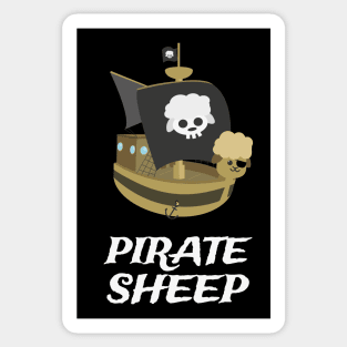 Funny Pirate Ship | Gift Ideas | Sheep Puns Jokes Sticker